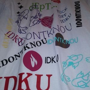 IDKU "what in the world" female shirt